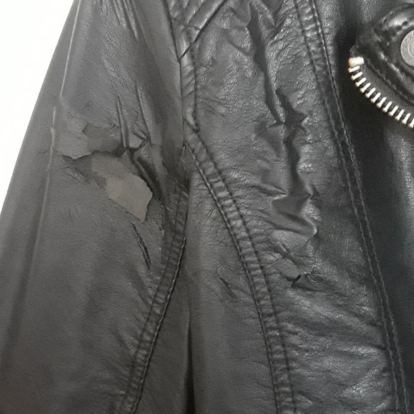 ABERCROMBIE AND FITCH Faux Leather Jacket - Picture 5 of 7